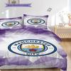 Manchester City Glory Three-piece set (1 * duvet cover + 2 * pillowcase, without core) 2DFlat Duvet cover and pillowcase Christmas birthday gift