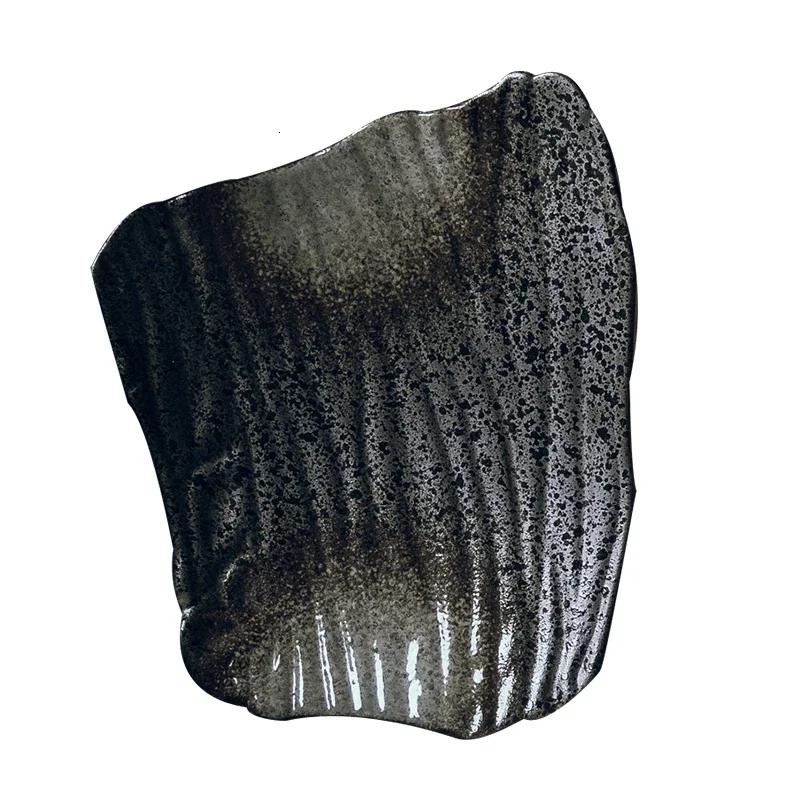 

Керамическая суши-гриль ресторан плоская тарелка коммерческая бытовая тарелка тарелка высокого класса обеденная тарелка креативная 10 Inches