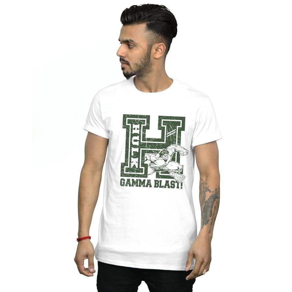 Marvel Mens Hulk Gamma Blast T-Shirt