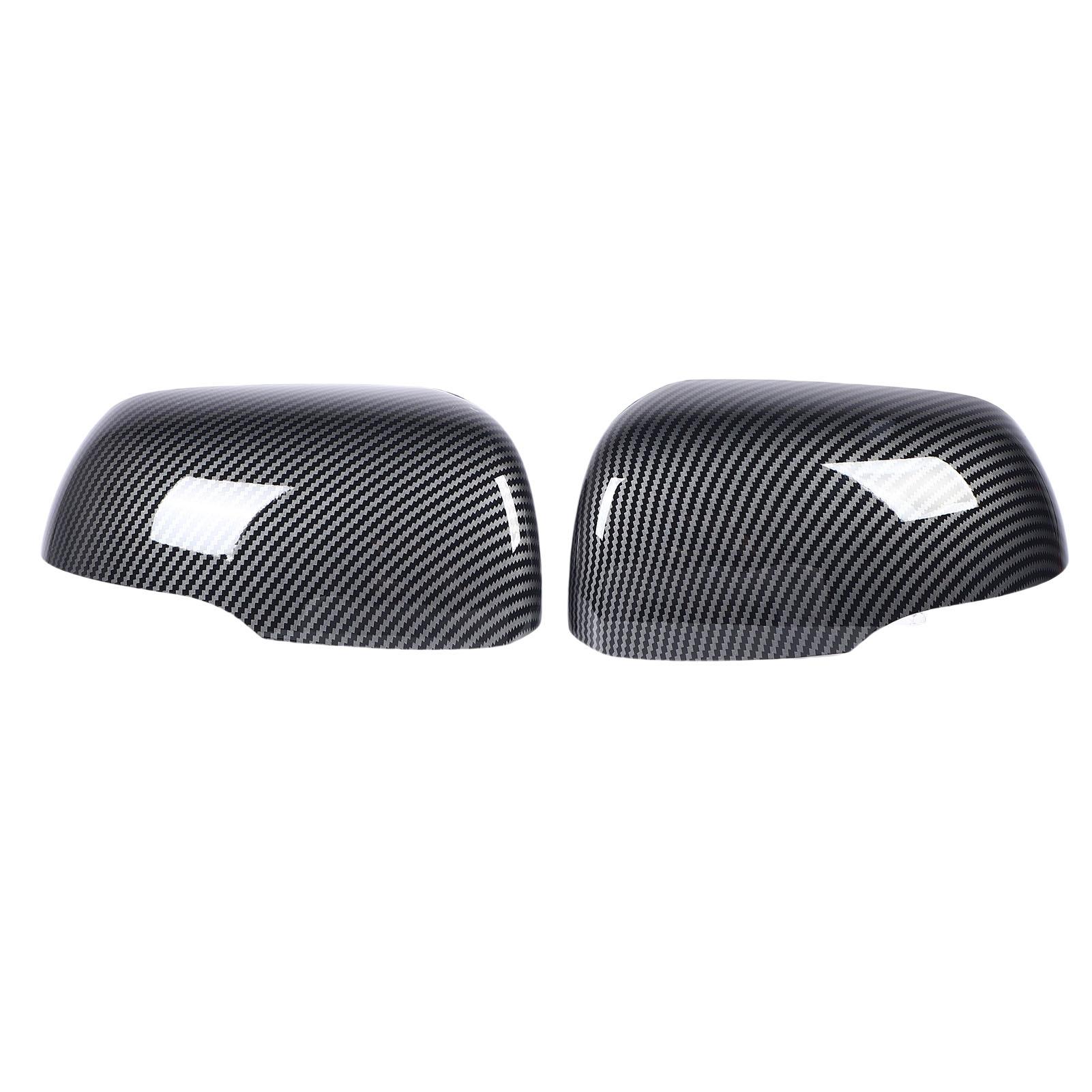 Neoglint Unisex Side Rearview Mirror Cap Carbon Fiber Style Strong Protection Stylish Look Replacement For Picanto 2012 2017