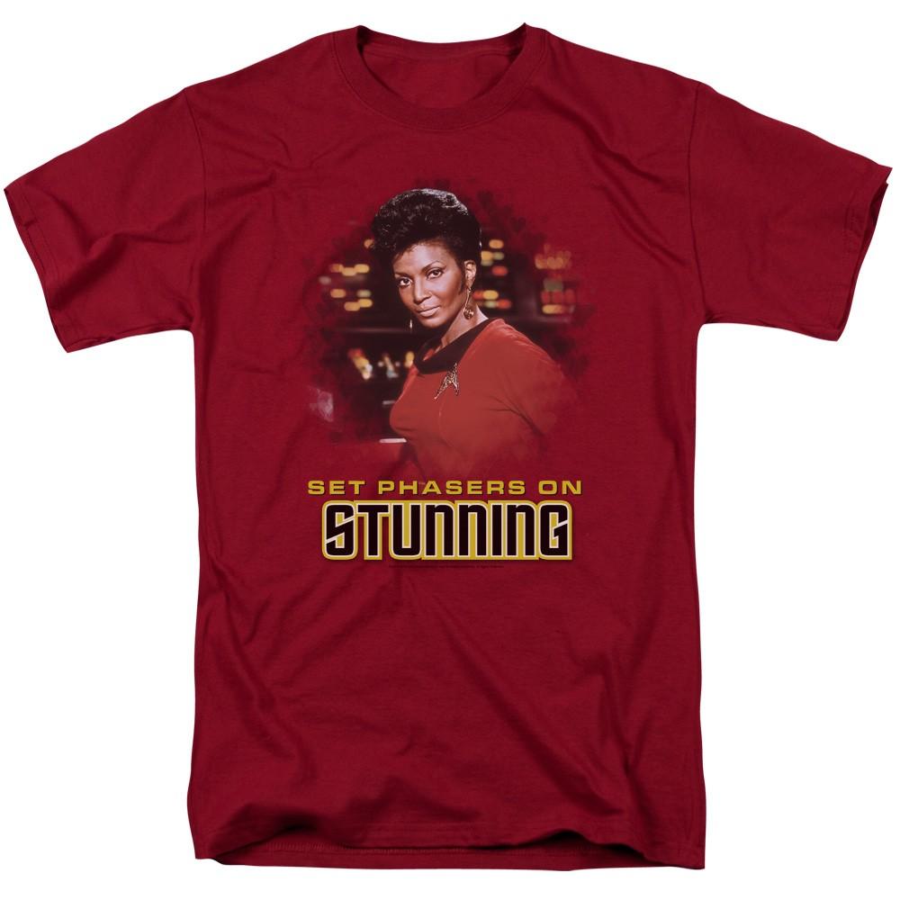 Star Trek - Stunning - Adult Unisex Short Sleeve T-Shirt - Red 4XL
