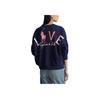 Polo Ralph Lauren FW23 Logo Embroidered Crew Neck Loose Regular Long Sleeve Sweatshirt Women sweatshirt Navy-Blue WMPOKNINFB20588-410