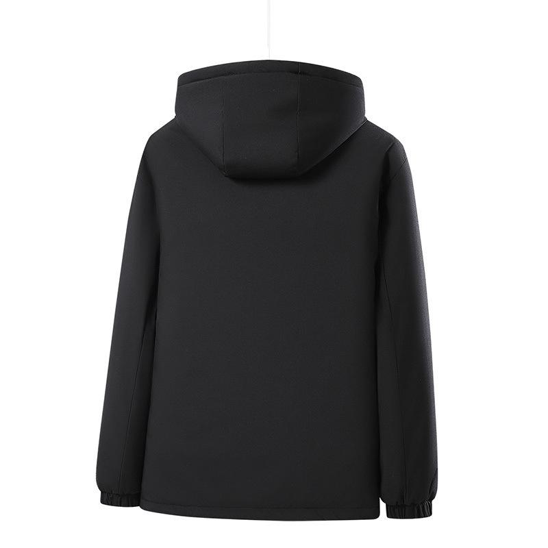 New Autumn and Winter Style Plus Velvet Thickened Graphene Jacket for Men's Warm and Cold Protection Casual Jacket