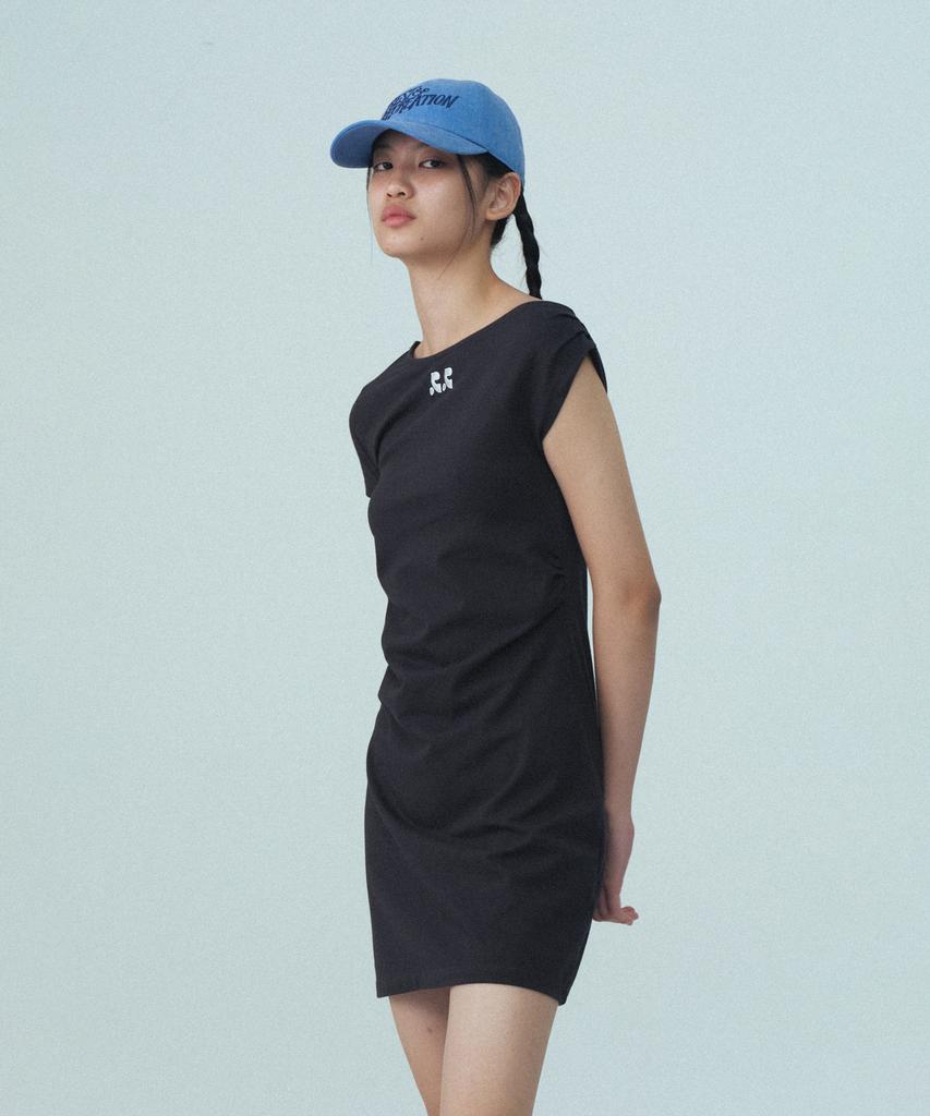 REST&RECREATION Wave Logo Washing Ball Cap - Blue