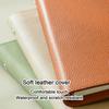 Soft Leather A5 Buckle Student Subject Notebook, Business Loose-leaf Notepad, Diary, Work Meeting Record Book, Travel Log, Replaceable Inner Pages