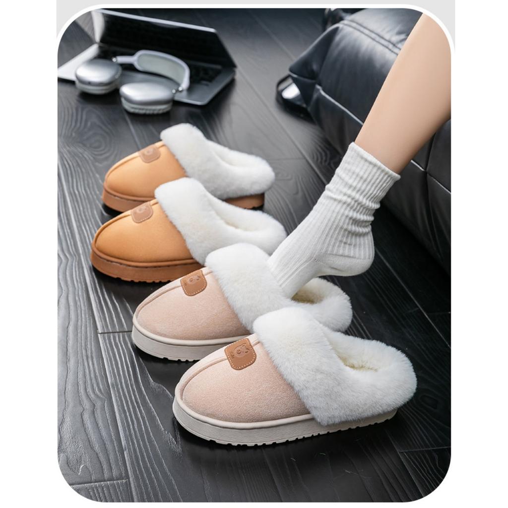 Männer und Frauen, Schuhe mit dicker Sohle, Plüschschuhe, Rutschfeste Schuhe, Innen- und Hausschuhe, Atmungsaktive Schuhe, Warme Schuhe