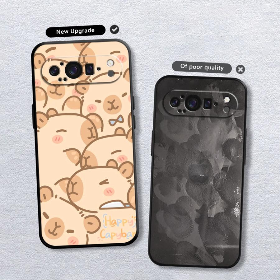 Cute Capybara Case for Google Pixel 10A 8a 6 7 8 Pro 6a 7a 10 9 Pro XL 9a Funda Phone Cover