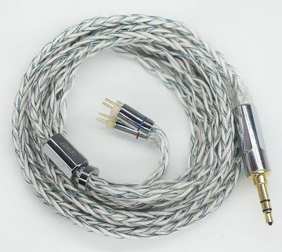 To Single Crystal Copper Silver Plated Earphone Upgrade Earphone Replacement Cable To [JSHiFi-Zeus] 2-Pin 3.5mm Recable, 2-Pin Cable, 3.5mm (2-Pin