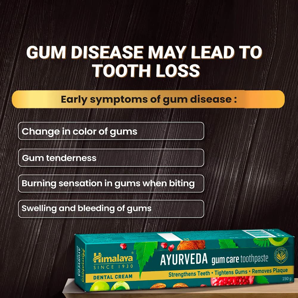 Himalaya Ayurveda Gum Care Toothpaste 80g Herbal Oral Care For Healthy Gums Fresh Breath Plaque Removal Gum Protection
