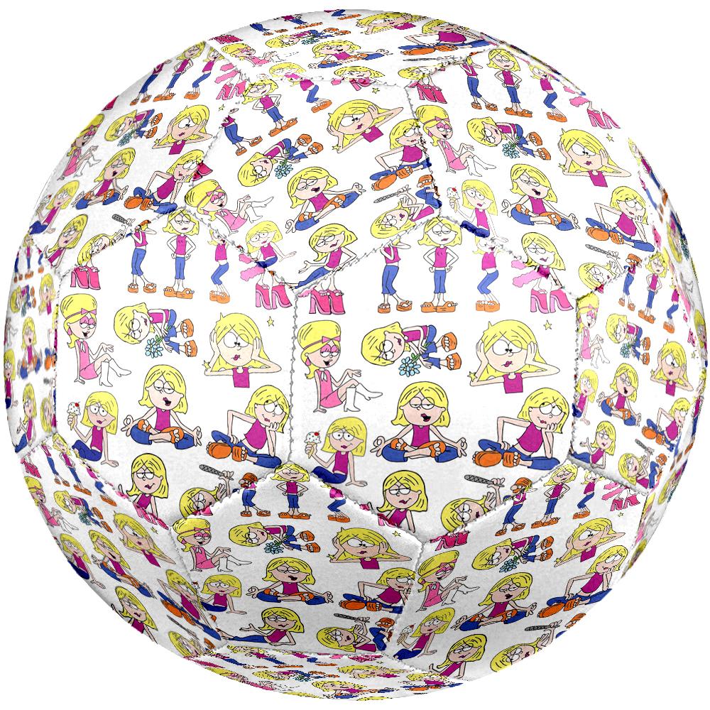 Lizzie McGuire Theme Size 5 Soccer Ball, Suitable for Both Indoor and Outdoor Matches, a Gift Suitable for Everyone.
