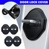 Silicone Car Door Lock Protective Cover Decoration For GR Sport Yaris Chr Auris Rav4 Prius Prado Avensis Verso