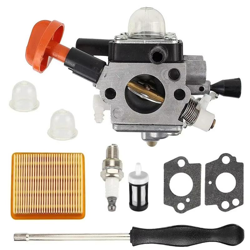 Carburetor Kit For Stihl FS89 FS89R FS91 FS91R FS111 FS111R FS111RX Garden Power Tool Accessories Lawn Mower Parts
