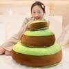 20-60CM Kawai Cartoon Simulation Anime Kiwi Fruit Filling Toy Multi Functional Kiwi Pillow Cushion Doll Children's Gift