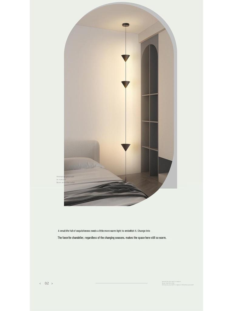 Creative Minimalist Hourglass Floor Lamp: Living Room, Bedroom Bedside, Wall Decoration, Ambient Light, Small Pendant Light