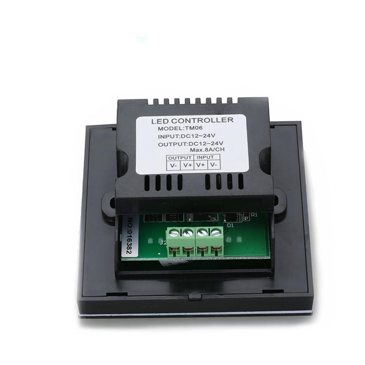 Touch Panel LED Dimmer Controller for Single Color Light Strip (12-24V)