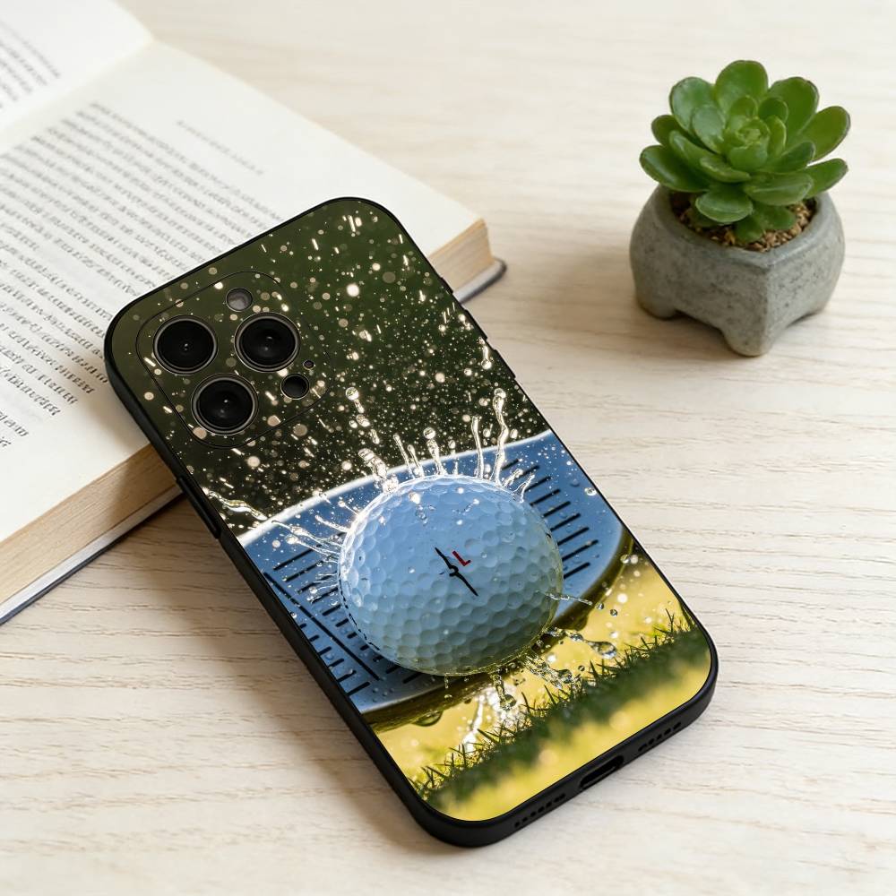 

the sport of golf Phone Case For iPhone 17, 16,15,14,13,12,11 Plus,Pro Max, Others Soft Black Cover iPhone15