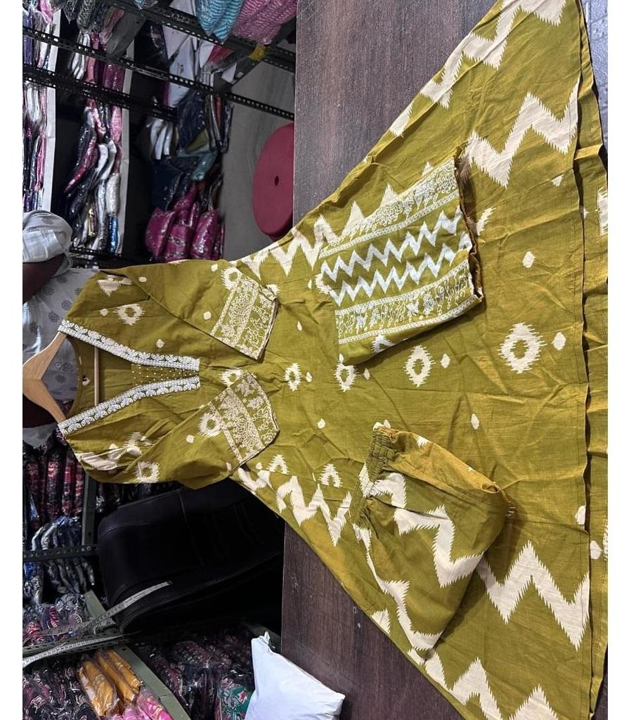 Women Designer Kurta Pant Dupatta Set Indian Bollywood Top Tunic Kurti Salwar Suit Dress