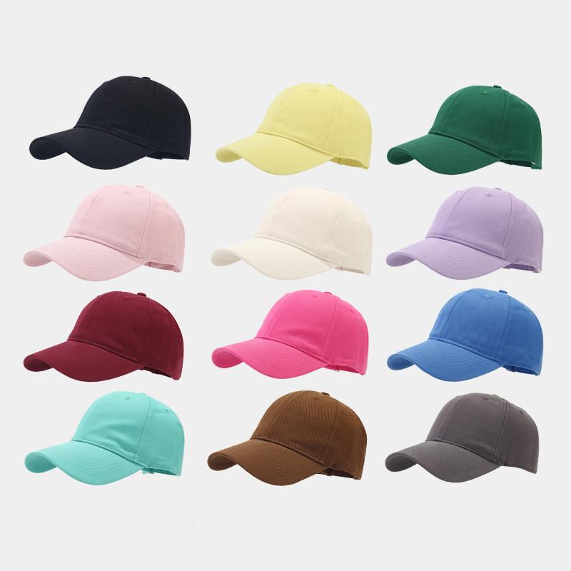 Cotton Baseball Cap For Men Women With Adjustable Fit For Street Style And Sun Protection