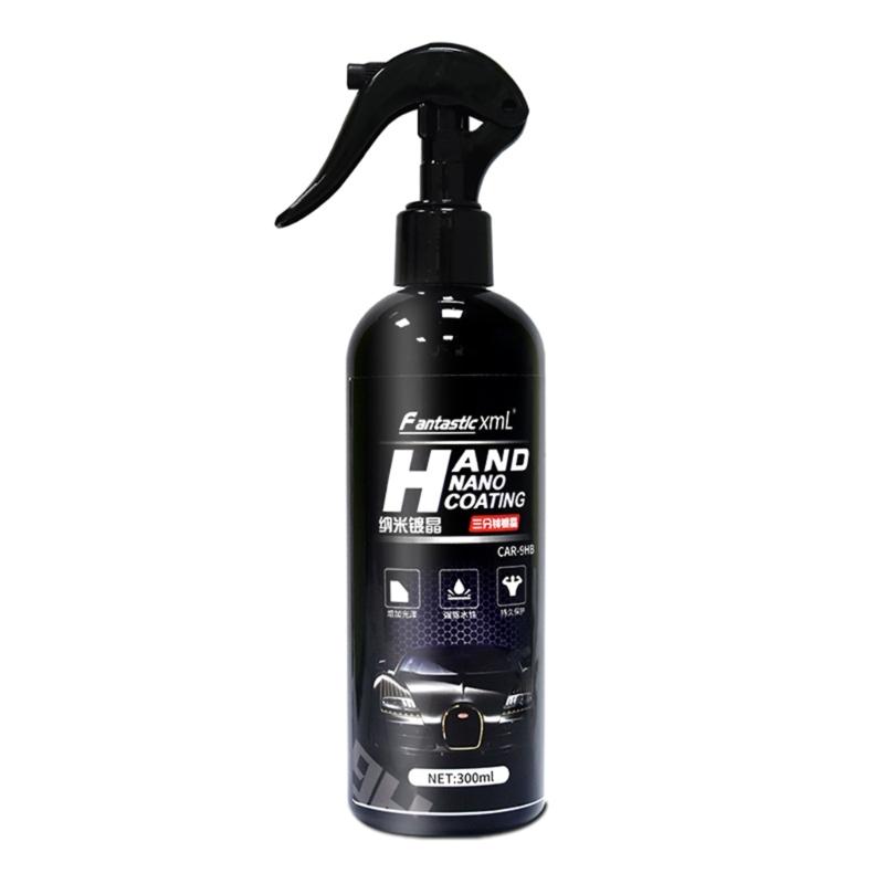 Rapid Car Ceramic Coating Spray Ceramic Nano-coating Liquid Glass Plated Crystal Hydrophobic Trim Renovation 4oz/10oz 1