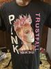 PINK TrustFall 2023 Double Sided Band Tour Graphic T-Shirt X Large Black