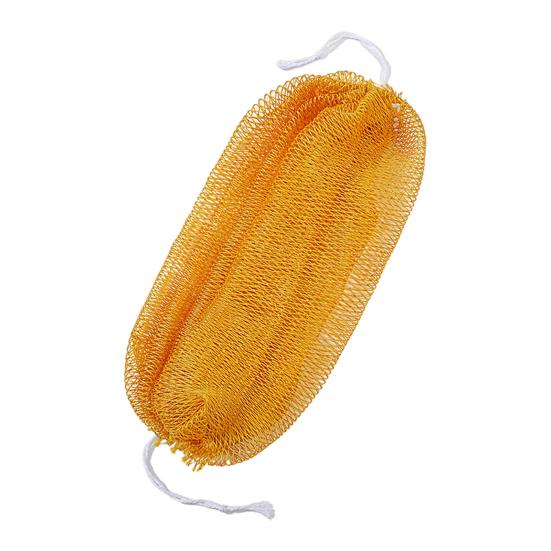Exfoliating Bath Net Sponge Body Scrub Towel Gentle Exfoliation Quick-Drying Mesh Sponge with Hanging String Spa Shower Accessory