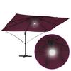 Sun Umbrella Bordeaux Red 351 X 250 X 253 Cm