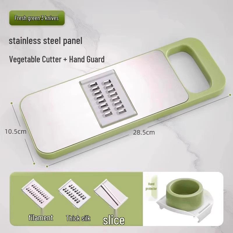Multi-Functional Stainless Steel Vegetable Grater & Slicer