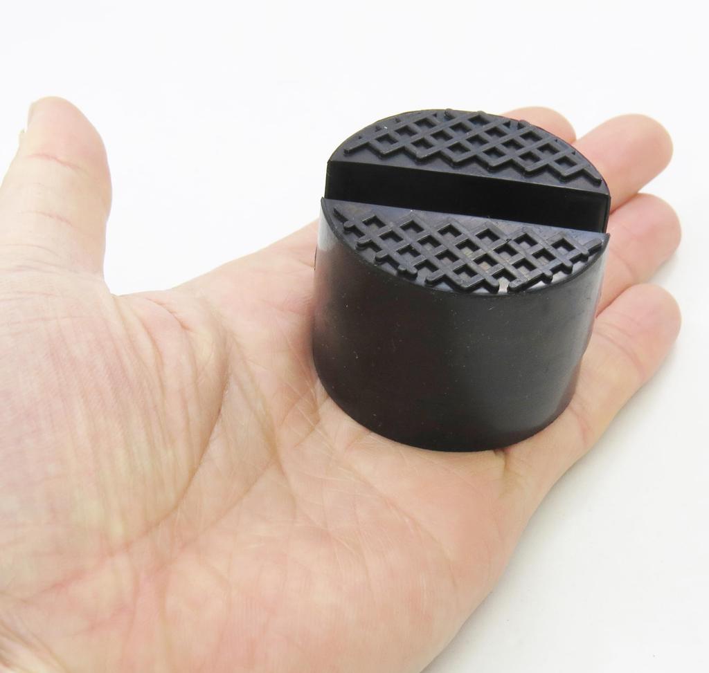 Set of 2 Car Jack Up Lift Attachment Adapter Point Protection Cushion Rubber Pad