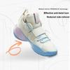 Li Ning All City 8 Cloud Shock Absorption Rebound Mid-Top Basketball Shoes Men Basketball Shoes White Blue YKBS114-45