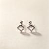 Exquisite Stainless Steel Small Screw Back Stud Earrings: Star, Heart, Scissors Styles for Cartilage Piercings