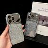 Electroplating Glitter Bling Shockproof Phone Case For iPhone 17 16 15 14 13 Pro Max Crystal Lens Protect Sparkling Back Cover