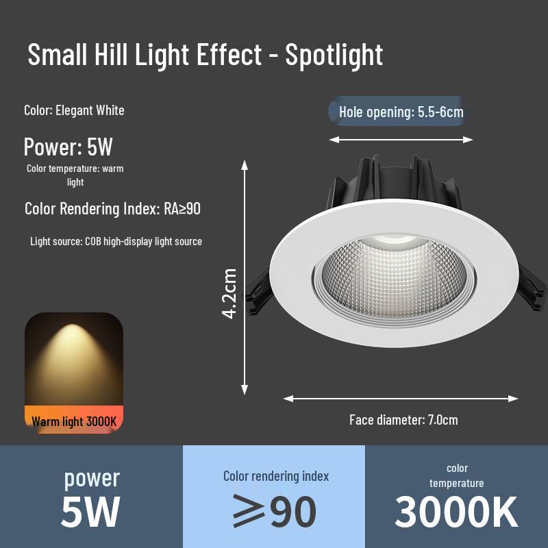 Recessed Super Bright Ceiling Downlight for Home and Commercial Spaces