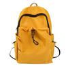 Backpack Outdoor Nylon With Solid Color And Drawstring Design For School Travel