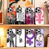 Feminist Feminism A-Aesthetics Phone Case For iPhone17,16,15,14,13,12,11 Plus,Pro Max,XS,Colorful Silver Phone Case Funda Cover