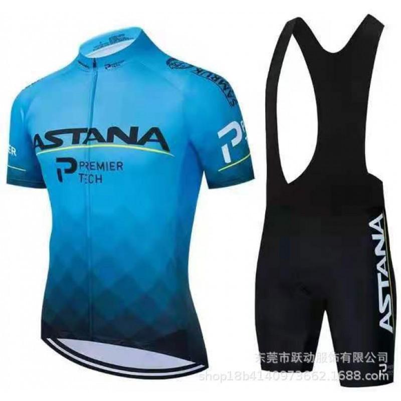 

Short-sleeved BLUE Tour De Sportswear Breathable Suit Mountain Biking XL