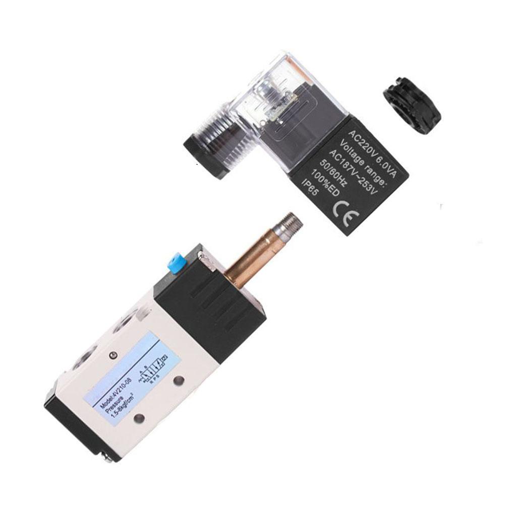 Solenoid-operated Switch Control Valve Flow Control Muffler 11.8x6.6x2.1cm 29mA 6pcs/set BSPT Pressure Resistance