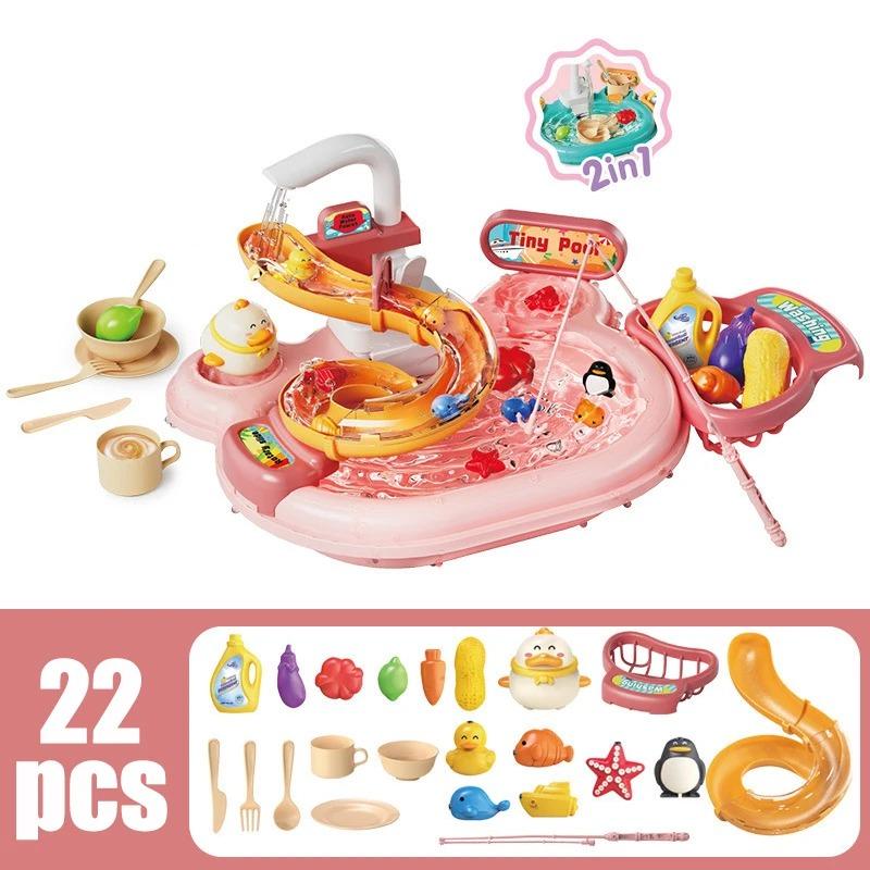 Haute Qualité Enfants Puzzle de Haute Qualité Jeu de Simulation de Haute Qualité Jouet de Haute Qualité Ensembles de Jeu Lave-Vaisselle de Haute Qualité Bassine de Haute Qualité
