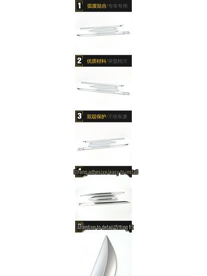 Edge Model Door Trim Decorative Stickers for 15-20/21+