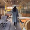 Double-sided wool coat, medium and long small plush cashmere doll collar thickened straight and thin coat for women