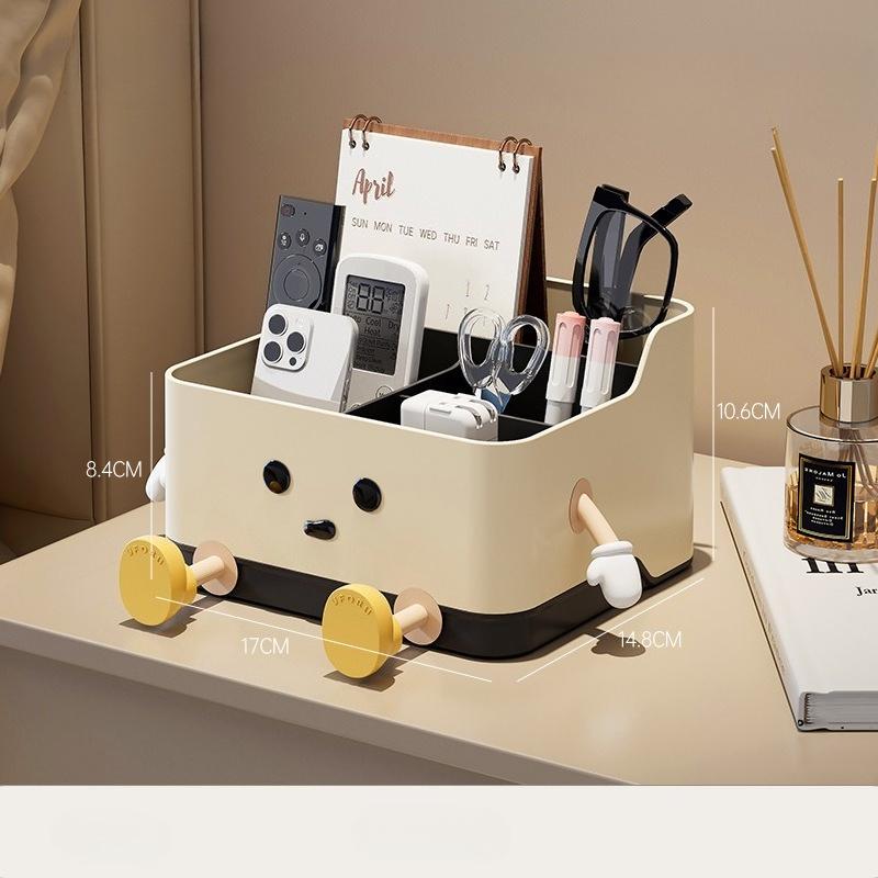 

Desktop Storage Box Living Room Remote Control Miscellaneous Organizer Box Makeup Organizer Office Desk Stationery Organizer As shown in Figure 2 разноцветный