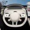 For Xiaomi YU7 2025 Car Steering Wheel Cover Leather Non-slip Auto Interior Accessories