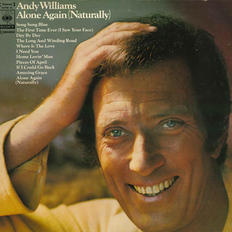 LP Record ANDY WILLIAMS  Alone Again Naturally SOPM31 CBS SONY 1972 Japan Jazz Used