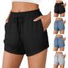 Women's Casual Fashion Pants High-Waisted Drawstring Shorts