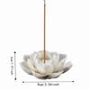 Flower Design Incense Stick Holder Ceramic Lotus Aromatherapy Stand Incense Burner  Home Decor