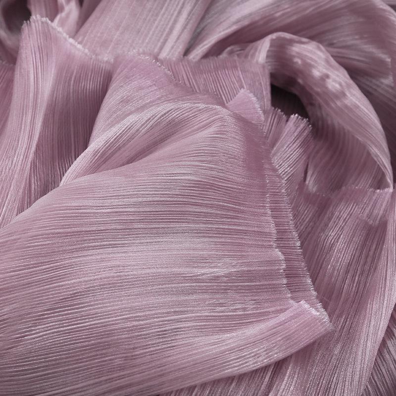 Handmade Pearlescent Floral Organza Wedding Stage Backdrop Fabric