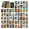 Tralalero 92Pcs Tralala Cards Anime Italian Brainrot Game Card Tung Tung Sahur Photo Collection Kids Party Cosplay Classic Gift