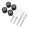 4PCS Chain Roller Guide Set High Performance Iron Bearing Steel for YFZ 350 Banshee 1987 To 2006 Black