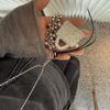 Long Fashion Sweater Chain Cute Tassel Pendant Necklace Creative Small Bag Long Necklace  Gift