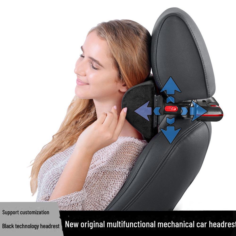 Car Headrest Side Sleeping Pillow - Smart Neck Support Pillow for Comfortable Travel