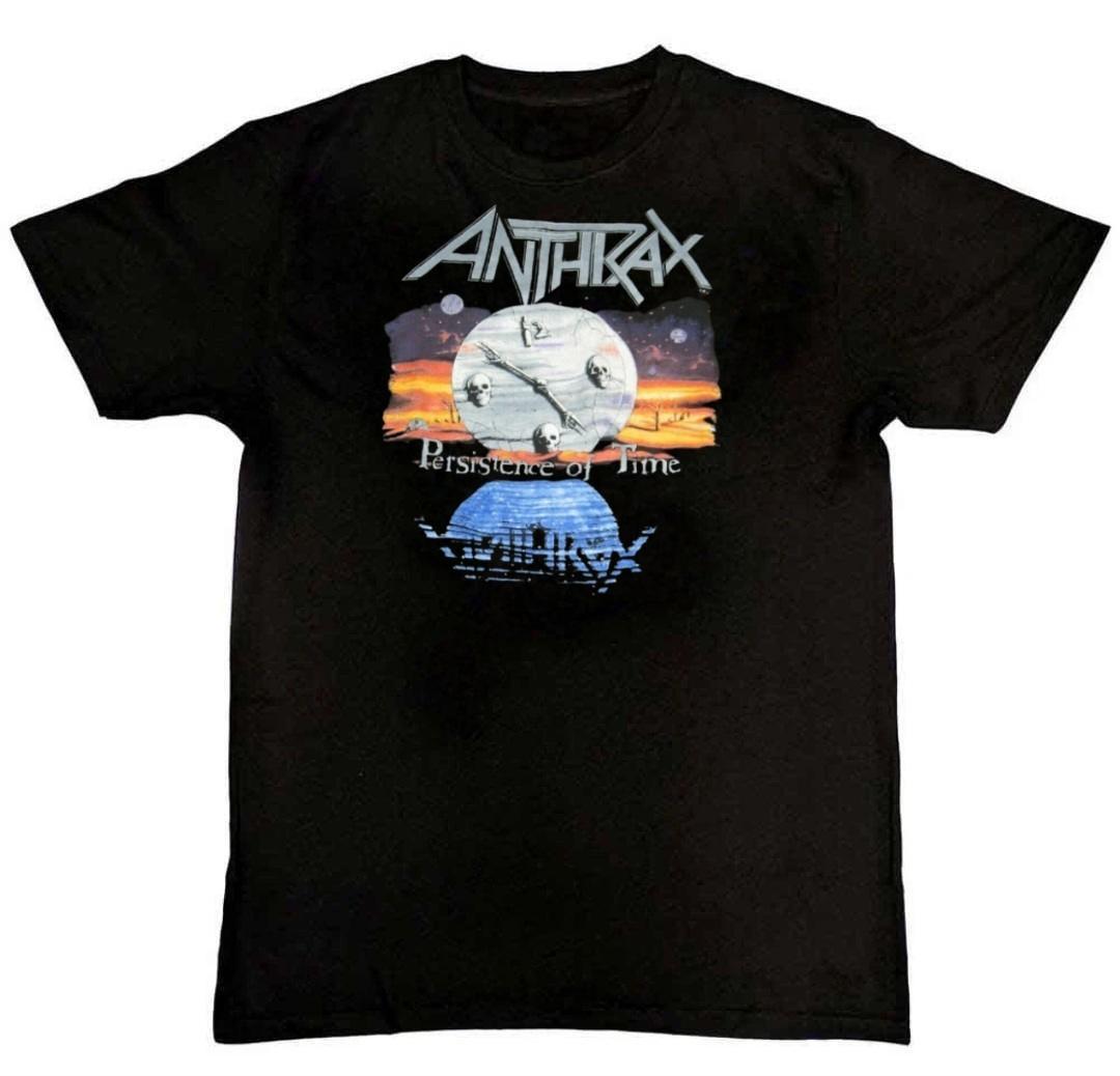 ANTHRAX Persistence Of Time Graphic Mens T-Shirt XXXL